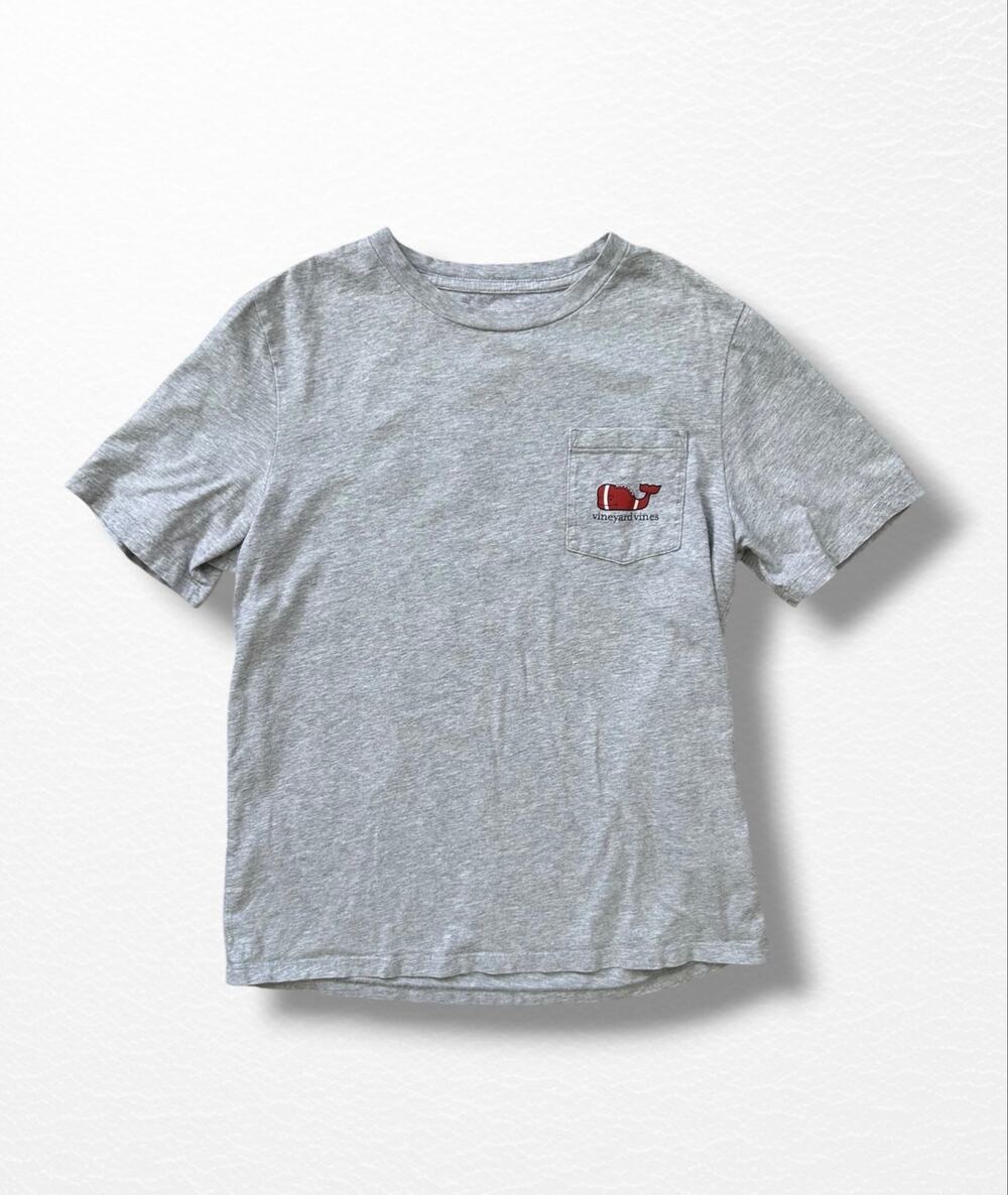 Vineyard Vines Football Pocket Tee, Size 16